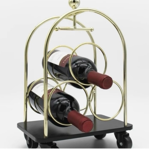 Bellhop luggage wine cart - Picture 1 of 3
